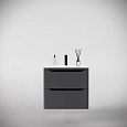 Тумба под раковину Style Line Марелла 60 Люкс антискрейтч серый, PLUS подвесная СС-00002406 Тумба под раковину Style Line Марелла 60 Люкс антискрейтч серый, PLUS подвесная СС-00002406