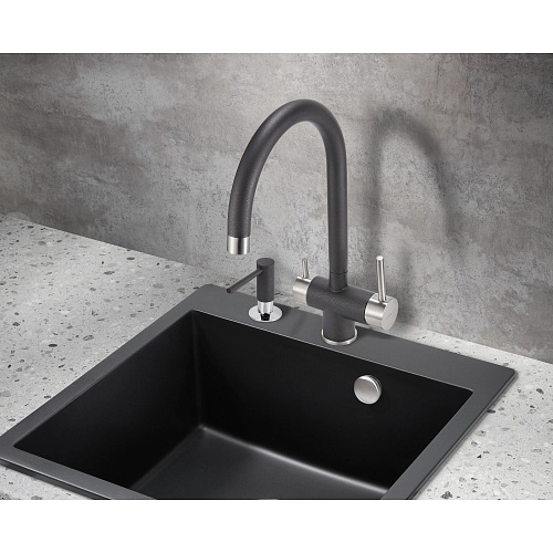 Смеситель для кухни Milacio Ultra ( MCU.554.MB ) черный матовый Смеситель для кухни Milacio Ultra ( MCU.554.MB ) черный матовый