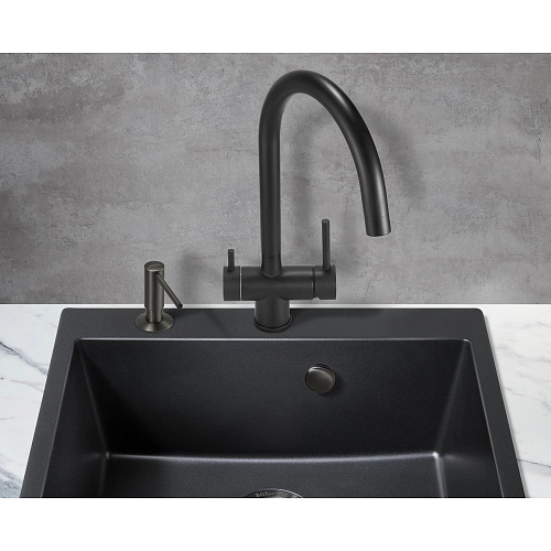 Смеситель для кухни Milacio Ultra ( MCU.554.TB ) Total Black Смеситель для кухни Milacio Ultra ( MCU.554.TB ) Total Black