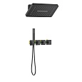 Душевая система Timo Petruma SX-5249/03SM встраиваемая с термостатом черный Душевая система Timo Petruma SX-5249/03SM встраиваемая с термостатом черный