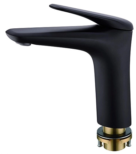 Смеситель для раковины RUSH Nevis (NE1735-12black) черный Смеситель для раковины RUSH Nevis (NE1735-12black) черный