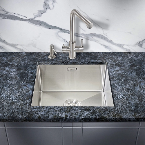 Кухонная мойка Milacio Denia 48 Steel (MC.77440) сталь нержавеющая Кухонная мойка Milacio Denia 48 Steel (MC.77440) сталь нержавеющая