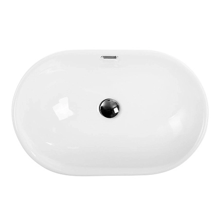 Раковина BelBagno BB1004 керамическая полувстраиваемая 605x400 белый