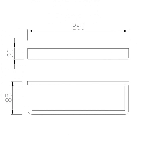 Полотенцедержатель ABBER Westen AA1753 хром Полотенцедержатель ABBER Westen AA1753 хром