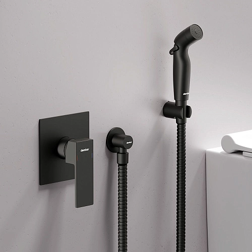 Гигиенический душ Damixa Gala 537510300 встраиваемый, черный Гигиенический душ Damixa Gala 537510300 встраиваемый, черный