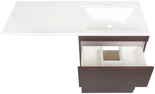 Тумба под раковину Style Line Даллас 120, люкс PLUS, коричневый СС-00000424 Тумба под раковину Style Line Даллас 120, люкс PLUS, коричневый СС-00000424