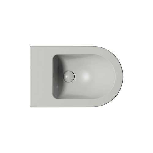 Биде подвесное GSI PURA серый матовый (8865117) Биде подвесное GSI PURA серый матовый (8865117)