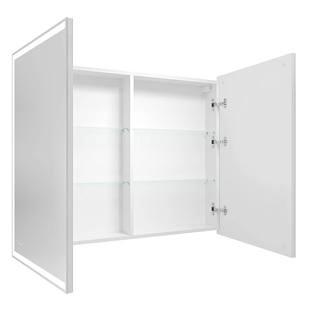 Зеркальный шкаф GROSSMAN &quot;МЕРКАДО-100 см&quot; универсал. с LED подсветкой 201002