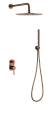 Душевая система Boheme Uno 464-BRB Brushed Bronze