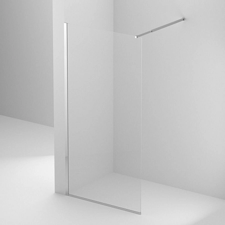 Душевая перегородка BelBagno KRAFT-L-1-110-C-Cr