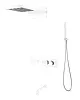 Душевая система Boheme FUSION 130-MW Matt White встраиваемая