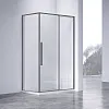 Душевой уголок Vincea Slim-N VSR-4SN8012CLGM 1200x800 вороненая сталь стекло прозрачное
