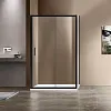 Душевой уголок Vincea Garda VSR-1G8013CLB, 1300x800, черный, стекло прозрачное