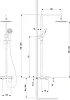 Душевая система Timo Lotta-thermo SX-2610 White SX-2610 white