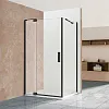 Душевой уголок Vincea Extra VSR-1E111290CLB, 1100/1200x900, черный, стекло прозрачное