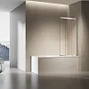 Шторка на ванну Vincea VSB-6E900CL-R, 900x1400, хром, стекло прозрачное, правая