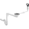 Слив-перелив Hansgrohe с ручным управлением D14-10 43921800, нержавеющая сталь