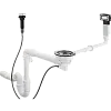 Слив-перелив Hansgrohe с автоматическим управлением D14-11 43931800, нержавеющая сталь
