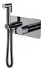 Гигиенический душ Boheme STICK Shine Gun Metal c ручкой DIAMOND 127-SGM графит глянец