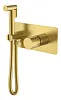 Гигиенический душ Boheme STICK Mat Gold c ручкой DIAMOND 127-MG золото-матовый