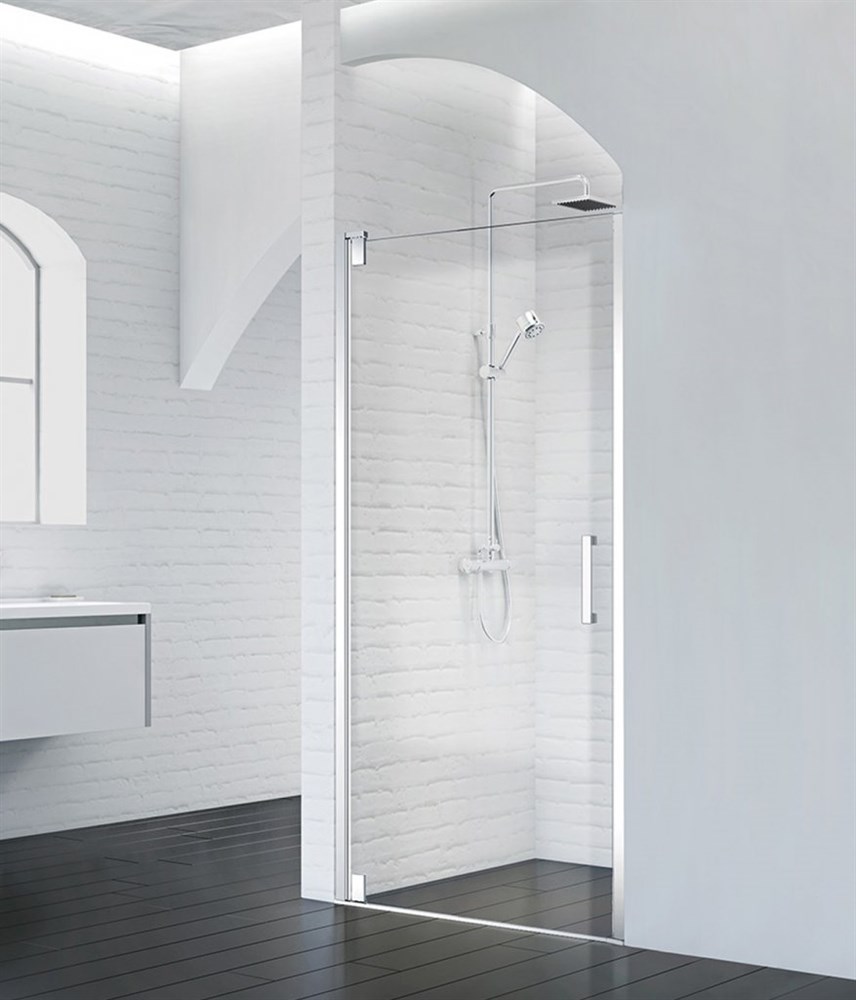 Душевая дверь BelBagno Marmi B1 MARMI-B-1-90-C-NERO черный профиль, прозрачное стекло Душевая дверь BelBagno Marmi B1 MARMI-B-1-90-C-NERO черный профиль, прозрачное стекло