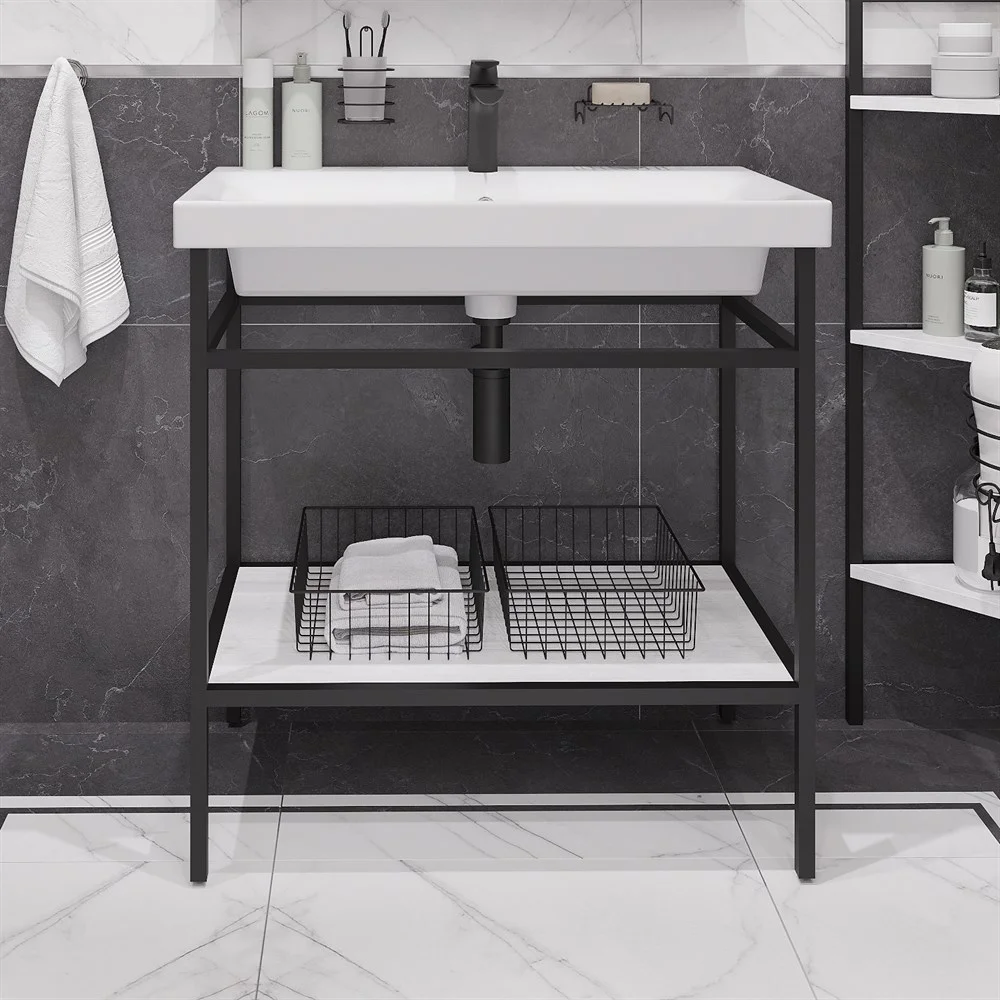 Консоль с раковиной DIWO Смоленск 80 Moduo 80 483976 Консоль с раковиной DIWO Смоленск 80 Moduo 80 483976