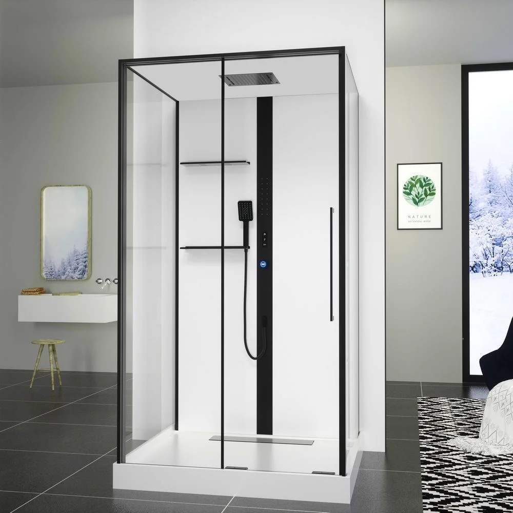 Душевая кабина Black&White G8037 (800х1100х2140) 8037000 Душевая кабина Black&White G8037 (800х1100х2140) 8037000