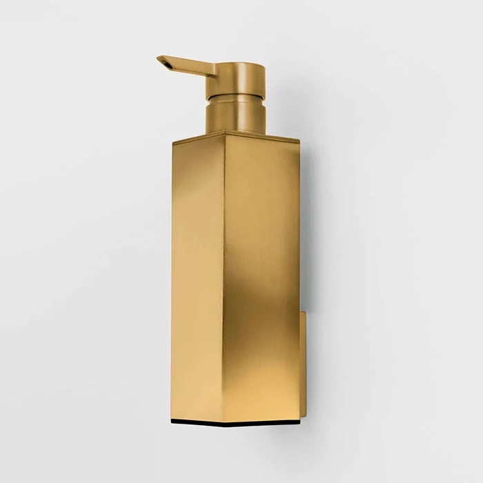 Дозатор жидкого мыла Colombo MiniQ B9343.OM подвесной, золото матовое Дозатор жидкого мыла Colombo MiniQ B9343.OM подвесной, золото матовое
