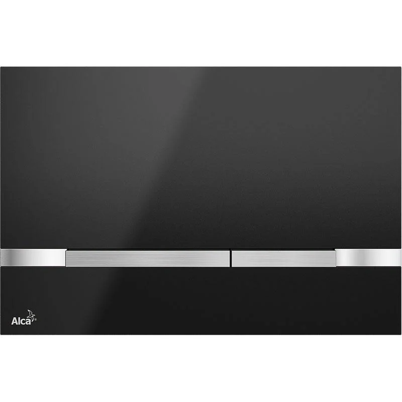 Клавиша смыва Alcaplast STRIPE-BLACK черная Клавиша смыва Alcaplast STRIPE-BLACK черная