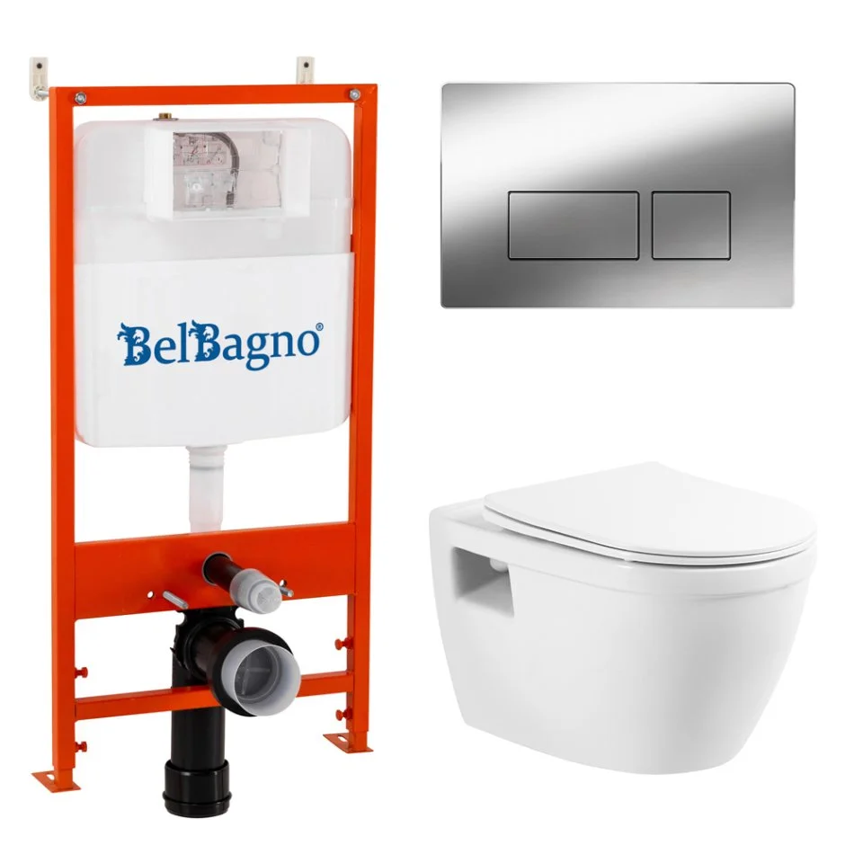 Комплект унитаза BelBagno LOTO BB070CHR/SC с сиденьем, инсталляцией 2 в 1 BelBagno BB026/BB041CR (BB070CHR/SC/BB026/BB041CR) Комплект унитаза BelBagno LOTO BB070CHR/SC с сиденьем, инсталляцией 2 в 1 BelBagno BB026/BB041CR (BB070CHR/SC/BB026/BB041CR)
