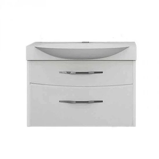 Тумба с раковиной Aquaton Инфинити 76 1A1920K1IF010 белая Тумба с раковиной Aquaton Инфинити 76 1A1920K1IF010 белая