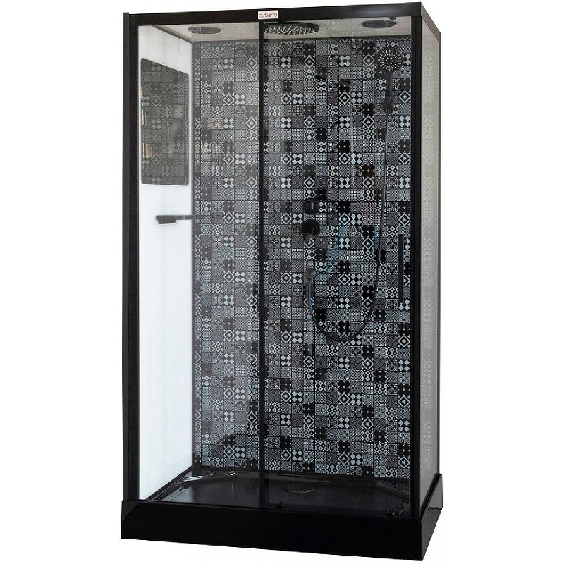 Детальная картинка товара «душевая кабина esbano elegancia (eskbb1280ckr) прямоугольная с крышей esb-1280ckr120x80x210»