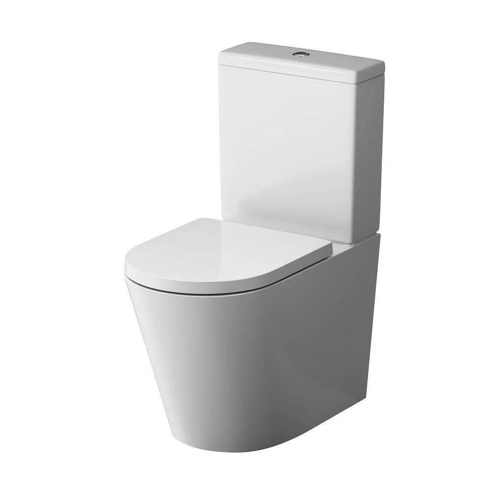 Унитаз напольный AM.PM Func C8F8600SC безободковый с сиденьем микролифт Унитаз напольный AM.PM Func C8F8600SC безободковый с сиденьем микролифт