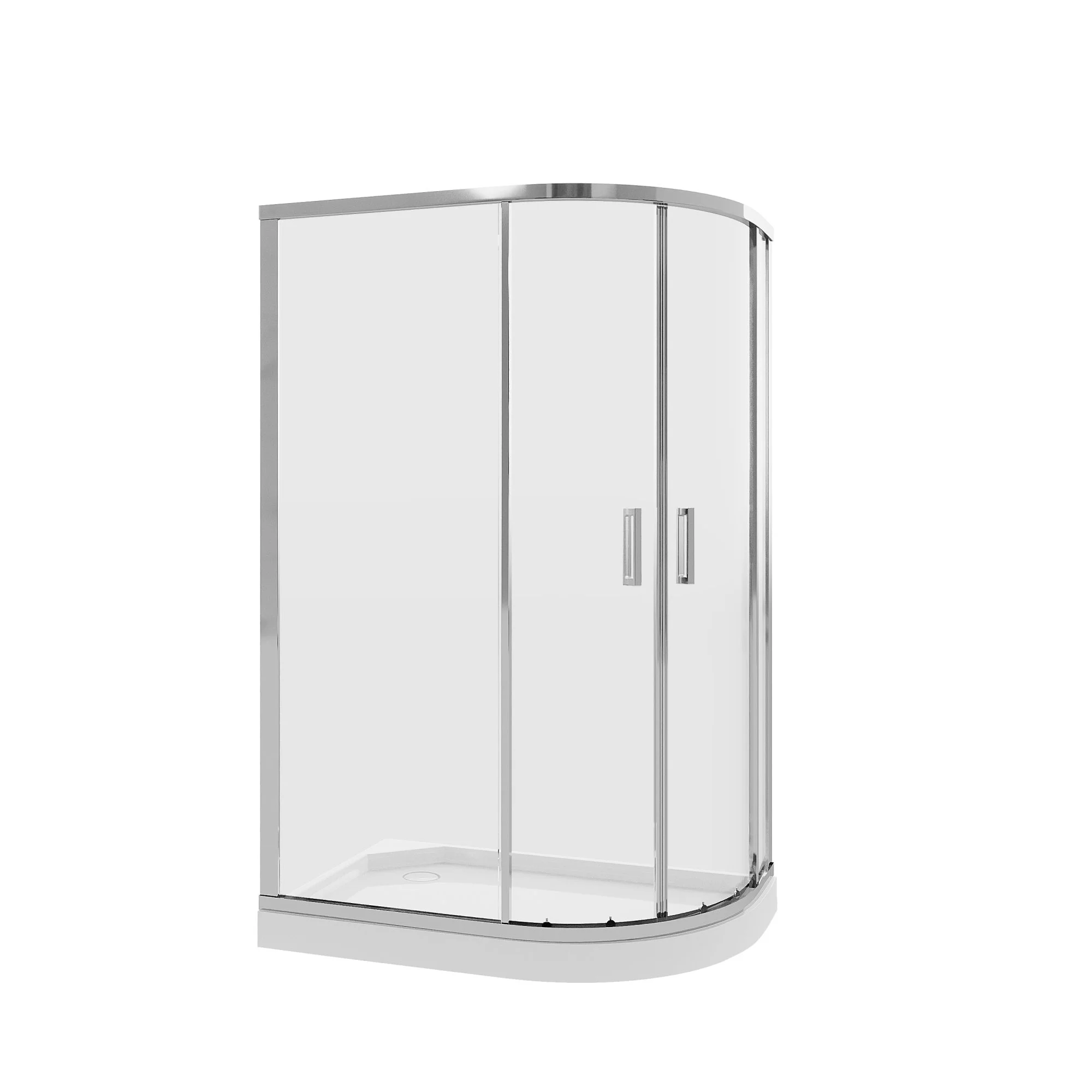 Душевой уголок Niagara Nova NG-6621-08 (120x80x195) полукруг, двери раздвижные, 66210811 Душевой уголок Niagara Nova NG-6621-08 (120x80x195) полукруг, двери раздвижные, 66210811