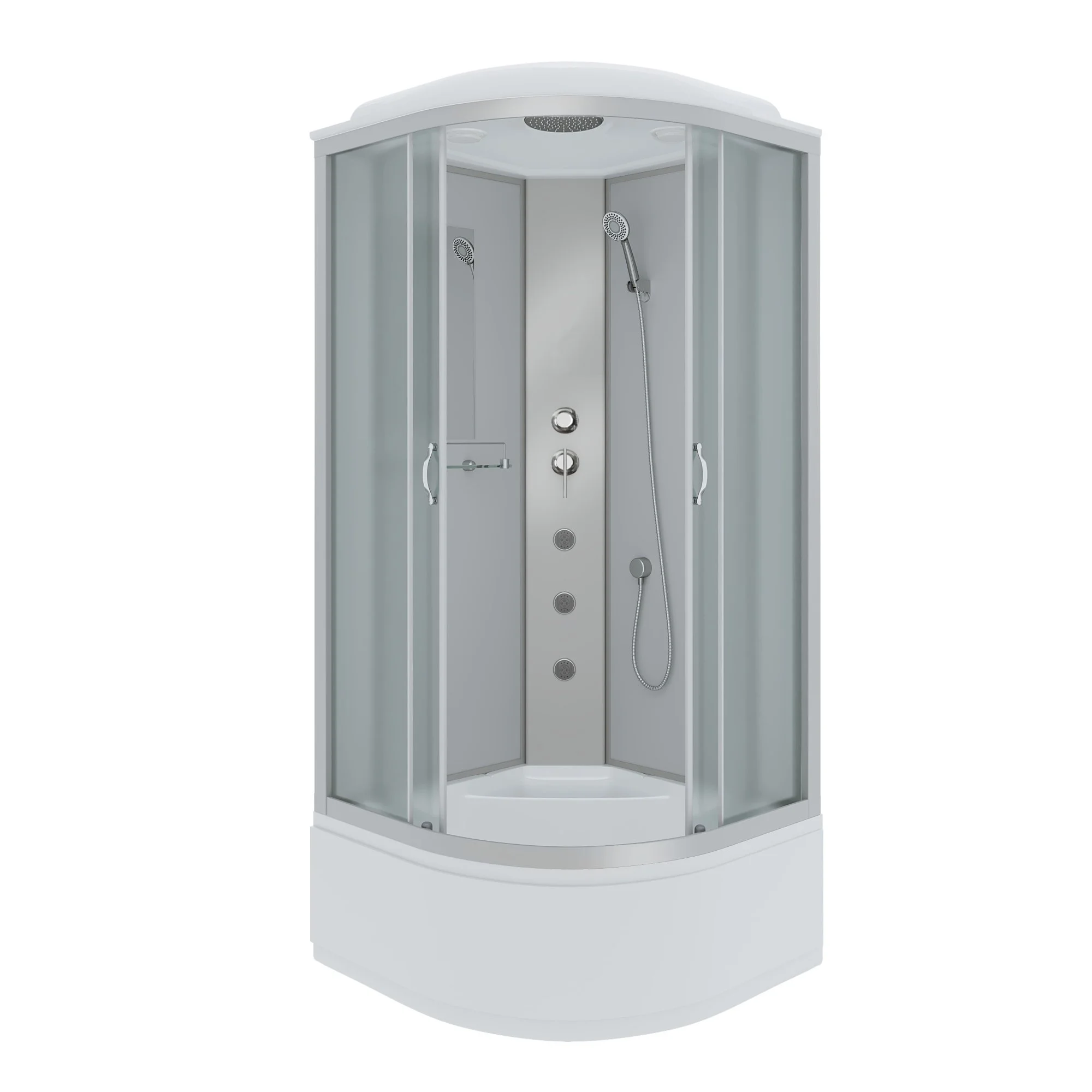 Душевая кабина Niagara Classic NG-2308-14G (900х900х2150) высокий поддон (40см) стекло матовое тонированное 23081424G Душевая кабина Niagara Classic NG-2308-14G (900х900х2150) высокий поддон (40см) стекло матовое тонированное 23081424G