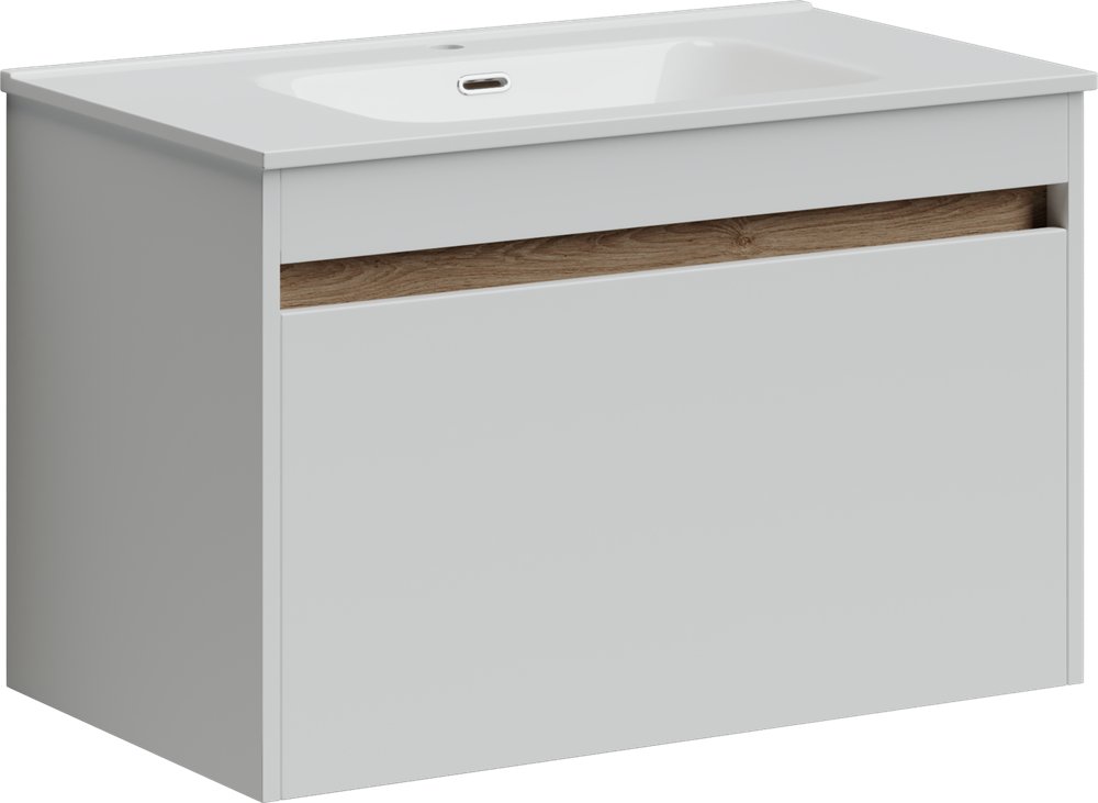 Детальная картинка товара «тумба под раковину sancos smart sm80w белый»