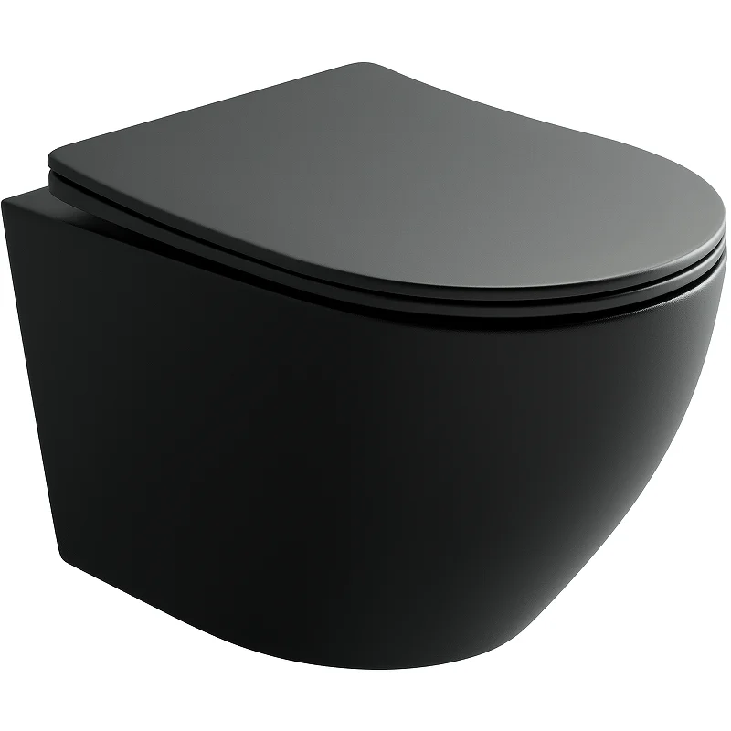 Унитаз подвесной Ceramica Nova UNO CN11001MB черный матовый Унитаз подвесной Ceramica Nova UNO CN11001MB черный матовый