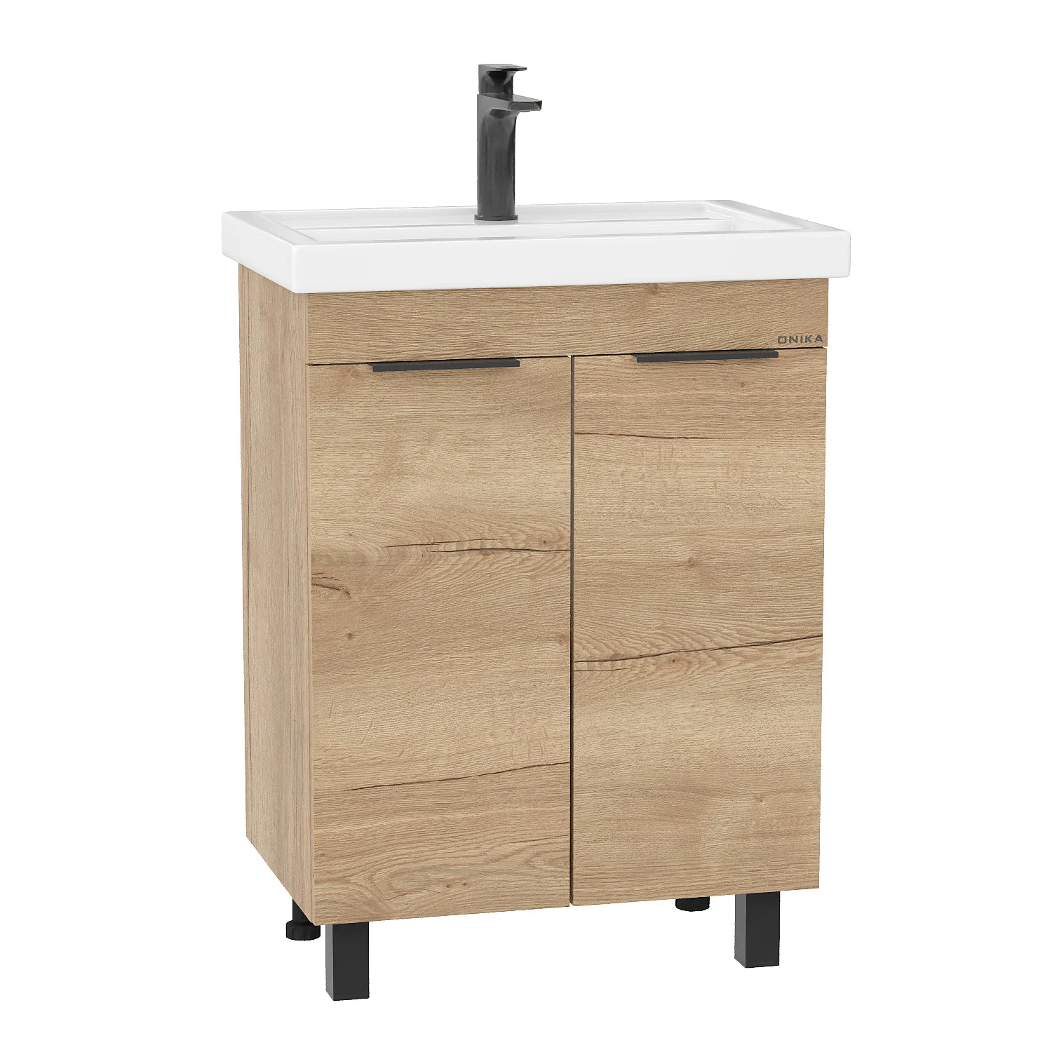 Тумба под раковину Onika Легран 60 см 106159 напольная, дуб галифакс (для Фостер 60) Тумба под раковину Onika Легран 60 см 106159 напольная, дуб галифакс (для Фостер 60)