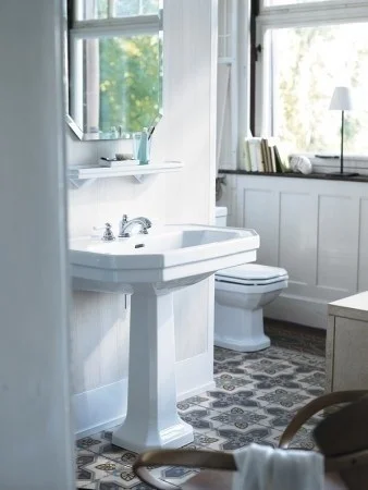 Раковина Duravit 1930 Series 0438800000 80 см с 1 отверстием белая Раковина Duravit 1930 Series 0438800000 80 см с 1 отверстием белая