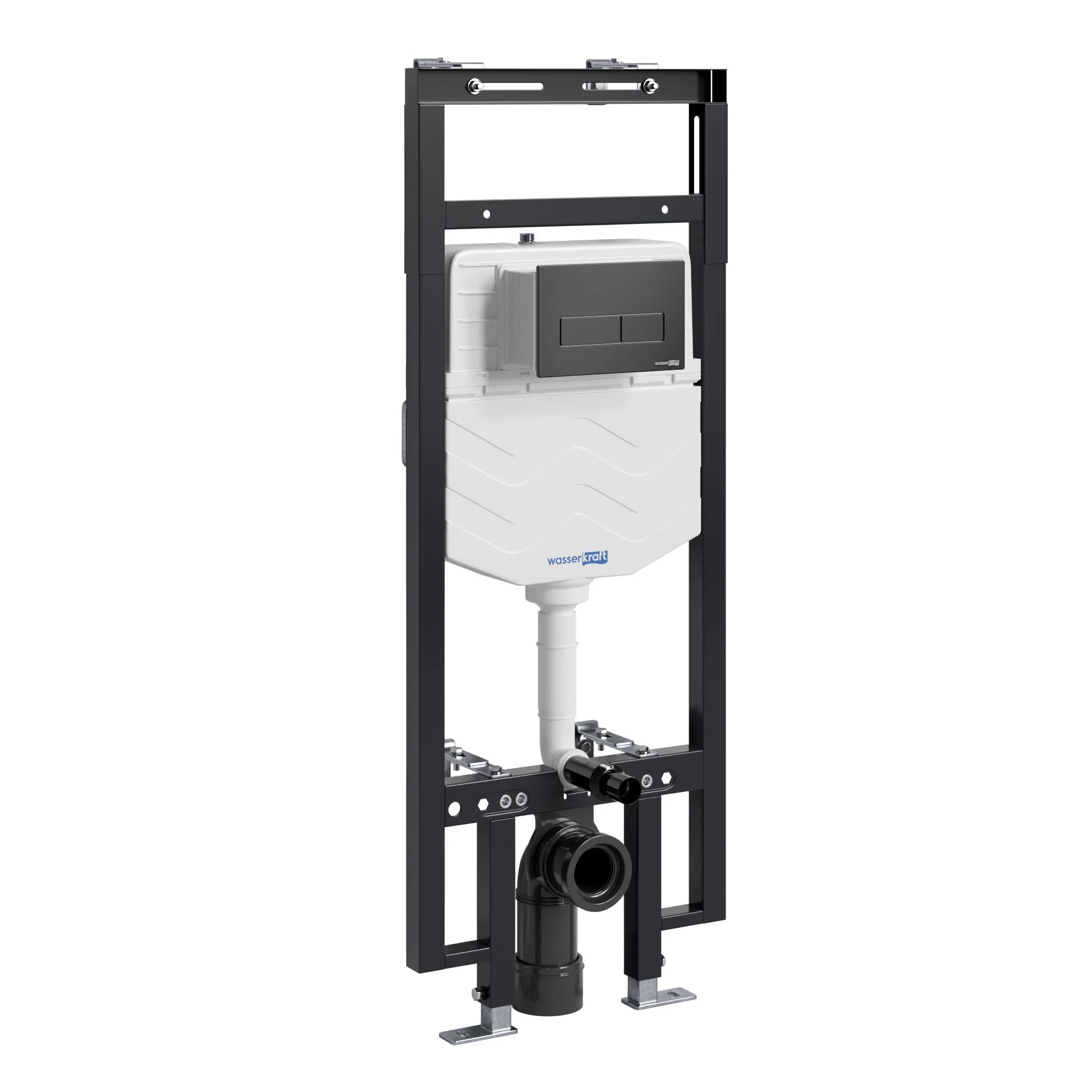 Инсталляция для унитаза WasserKRAFT Dinkel 58TLT.010.ME.MB03 с клавишей смыва черный Инсталляция для унитаза WasserKRAFT Dinkel 58TLT.010.ME.MB03 с клавишей смыва черный