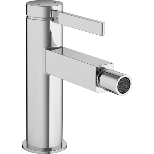 Смеситель для биде Hansgrohe Finoris со сливным клапаном Push-Open 76200000, хром Смеситель для биде Hansgrohe Finoris со сливным клапаном Push-Open 76200000, хром