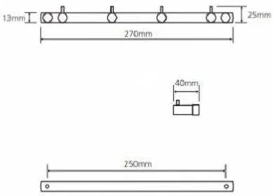 Крючок Bemeta DARK 104606100 Крючок Bemeta DARK 104606100