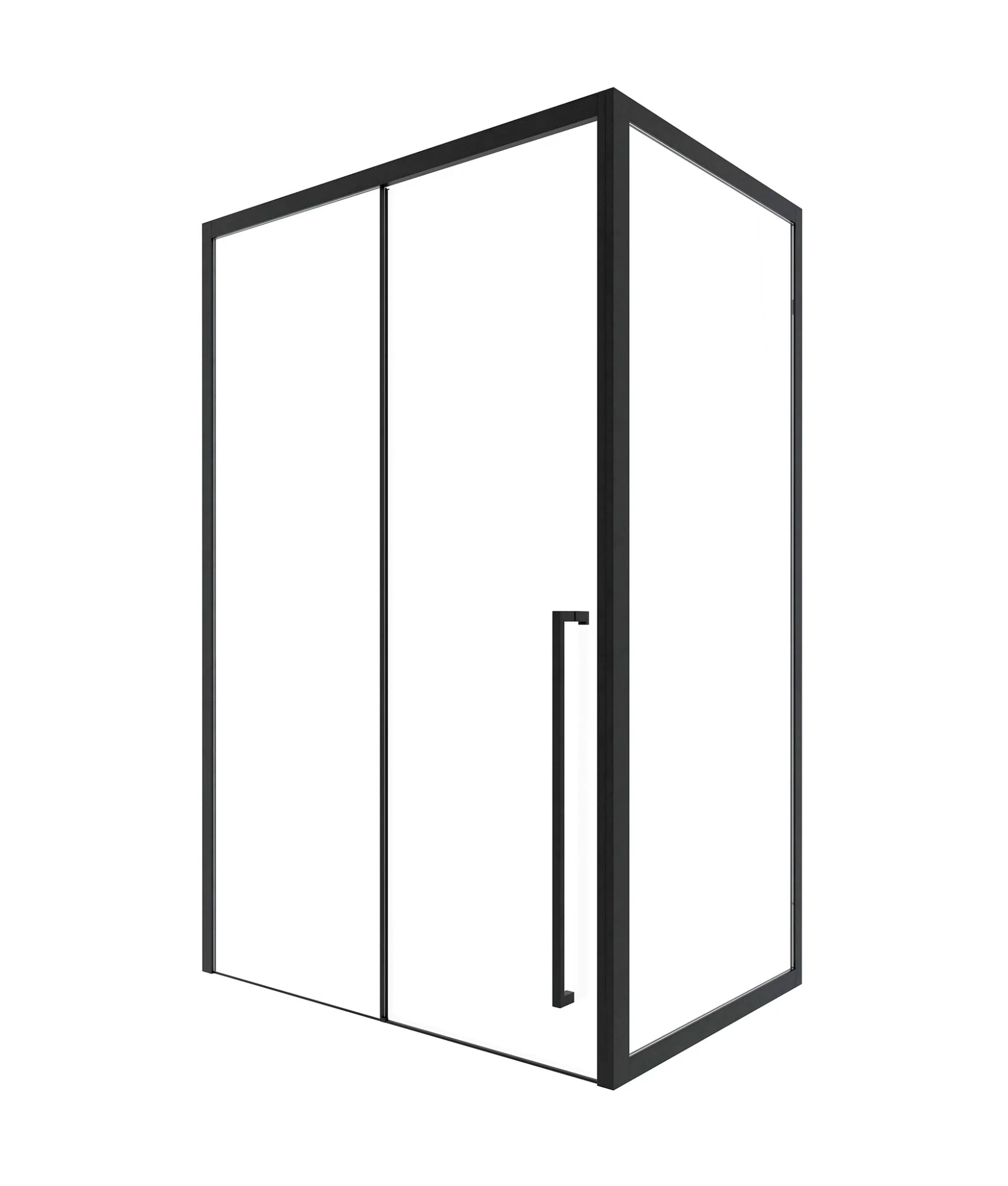 Душевой уголок Timo (T57R+T64) TDSS-130/03C-8R, раздвижная дверь 1300x2000, профиль черный, торцевое стекло TSS-900/03C-8 900x2000 Душевой уголок Timo (T57R+T64) TDSS-130/03C-8R, раздвижная дверь 1300x2000, профиль черный, торцевое стекло TSS-900/03C-8 900x2000