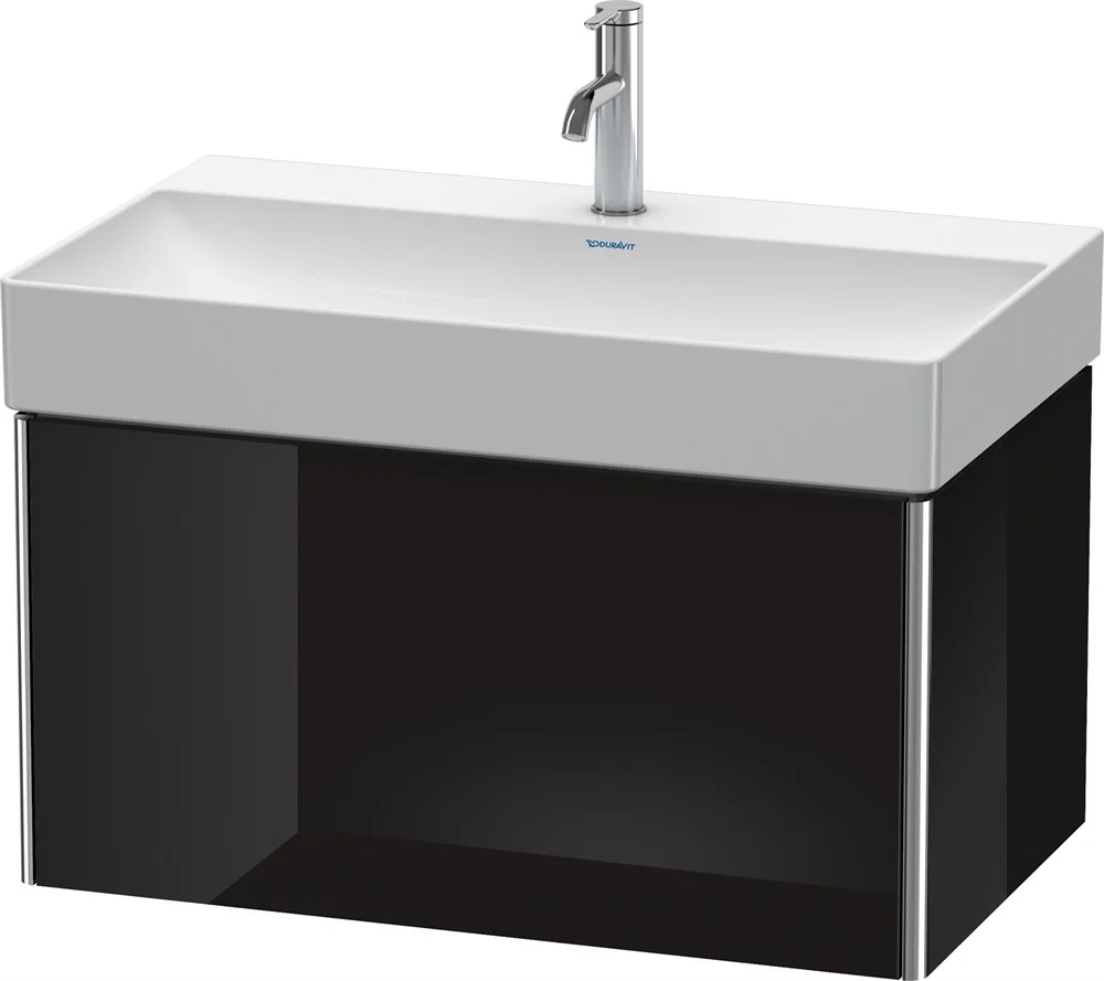 Тумба под раковину Duravit XSquare XS406204040 подвесная 78 см черный глянцевый Тумба под раковину Duravit XSquare XS406204040 подвесная 78 см черный глянцевый