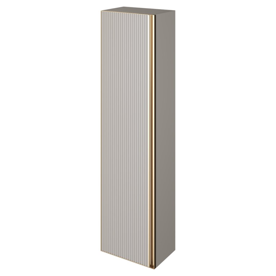 Детальная картинка товара «шкаф-пенал armadi art quatro рифл cashmere fugа профиль matt gold 791-cm-rib-mg»