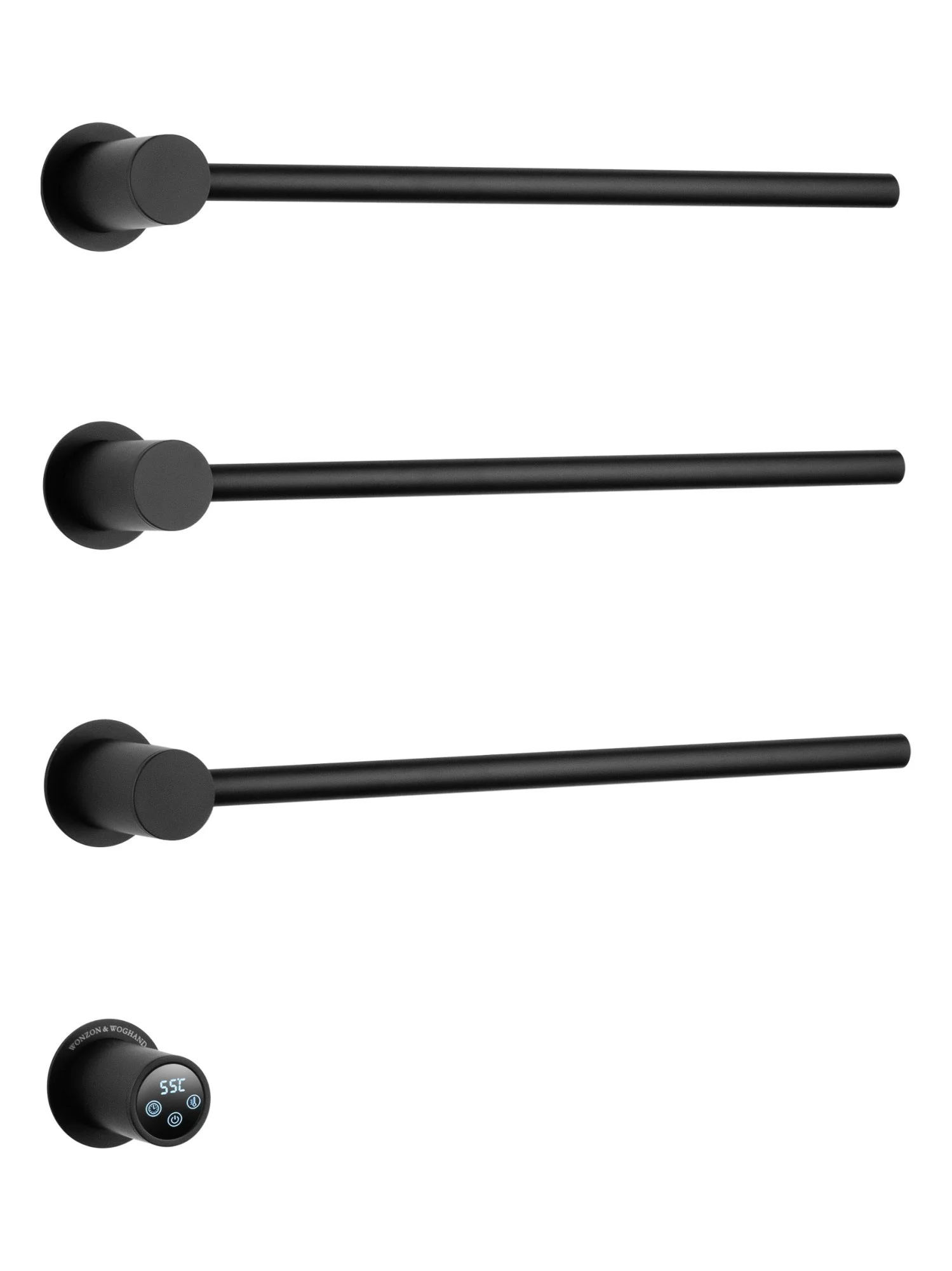 Полотенцесушитель электрический Wonzon & Woghand встраиваемый, черный матовый (WW-AL313-MB) Полотенцесушитель электрический Wonzon & Woghand встраиваемый, черный матовый (WW-AL313-MB)