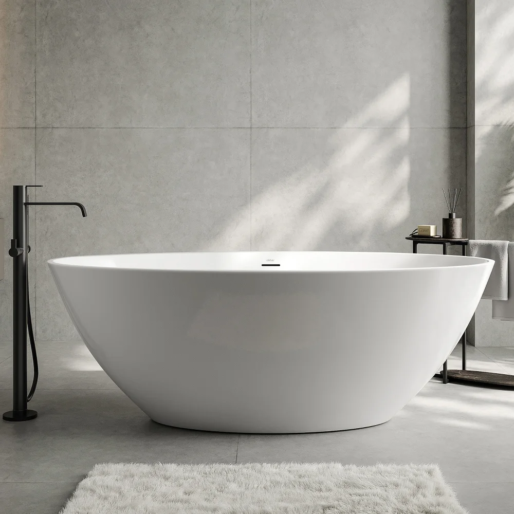 Акриловая ванна ABBER AB9249-1.6 белая Акриловая ванна ABBER AB9249-1.6 белая