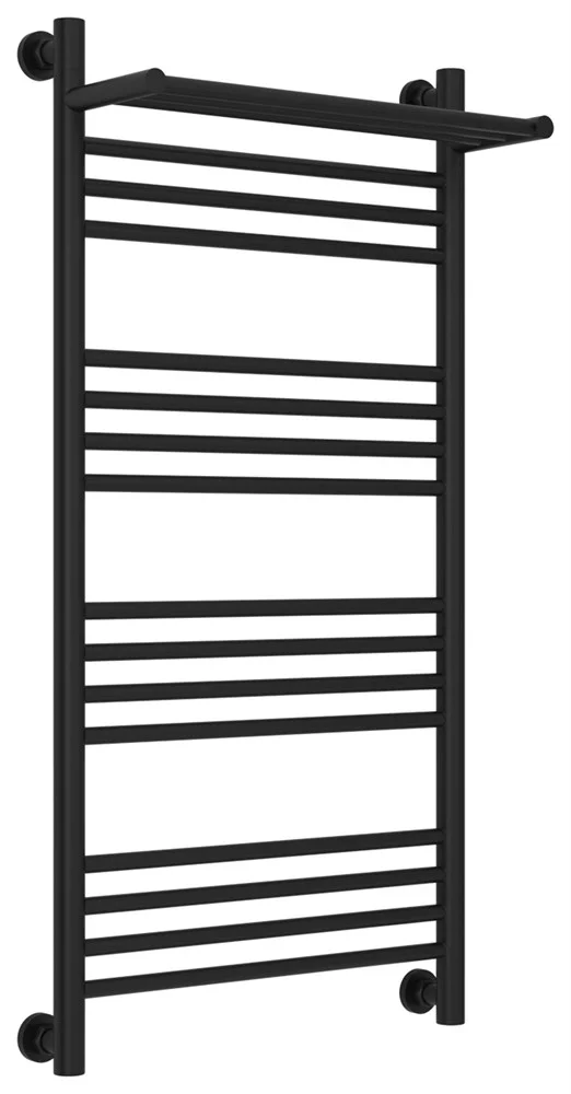 Полотенцесушитель водяной Сунержа Богема с полкой+ 1000х500 31-0223-1050 Матовый черный