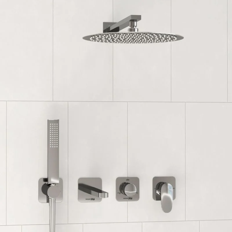 Душевая система WasserKRAFT A3151.269.270.090.116.271.087.103 встраиваемая хром Душевая система WasserKRAFT A3151.269.270.090.116.271.087.103 встраиваемая хром