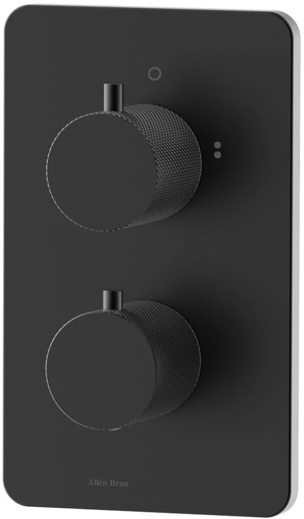 Смеситель для ванны Allen Brau Priority 5.3U123-31 (с внутренней частью, 3 выхода) черный матовый Смеситель для ванны Allen Brau Priority 5.3U123-31 (с внутренней частью, 3 выхода) черный матовый